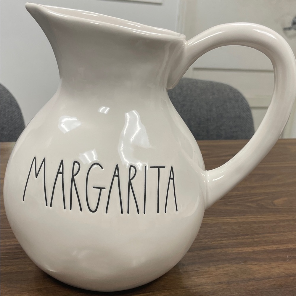 Rae Dunn Cream Margarita Pitcher